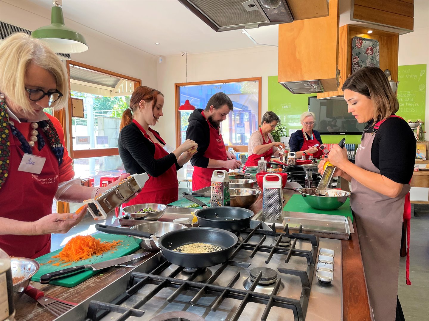 Cooking up a love for life and learning about food together